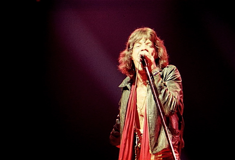 Mick Jagger, en la gira de 1972. (Wikimedia Commons)