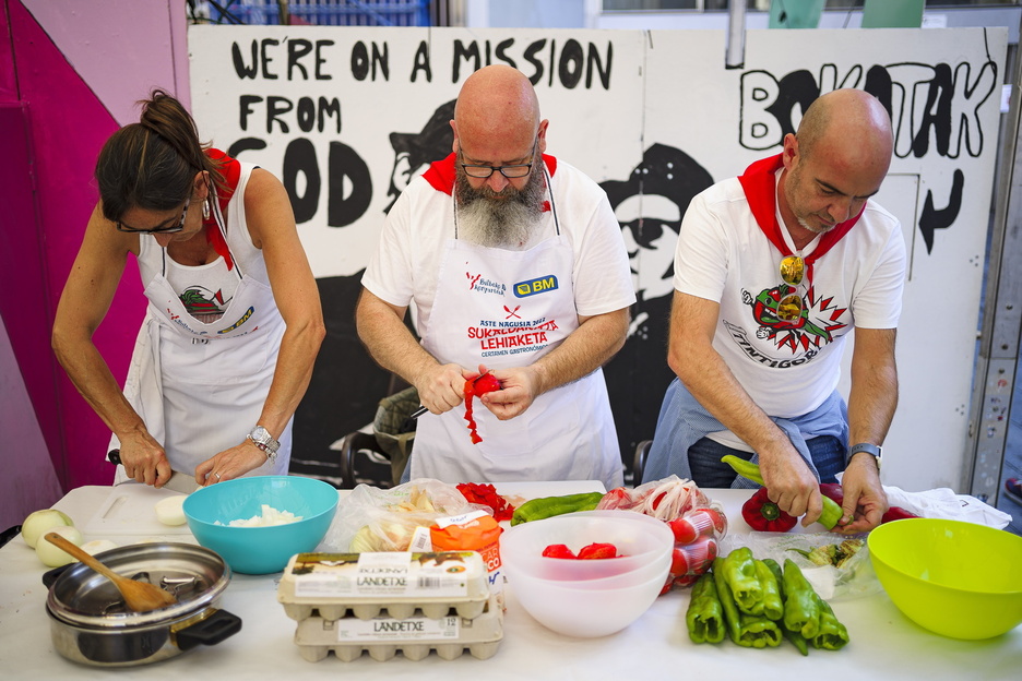 El concurso de este lunes ha sido de pisto «cien por cien vegetal».