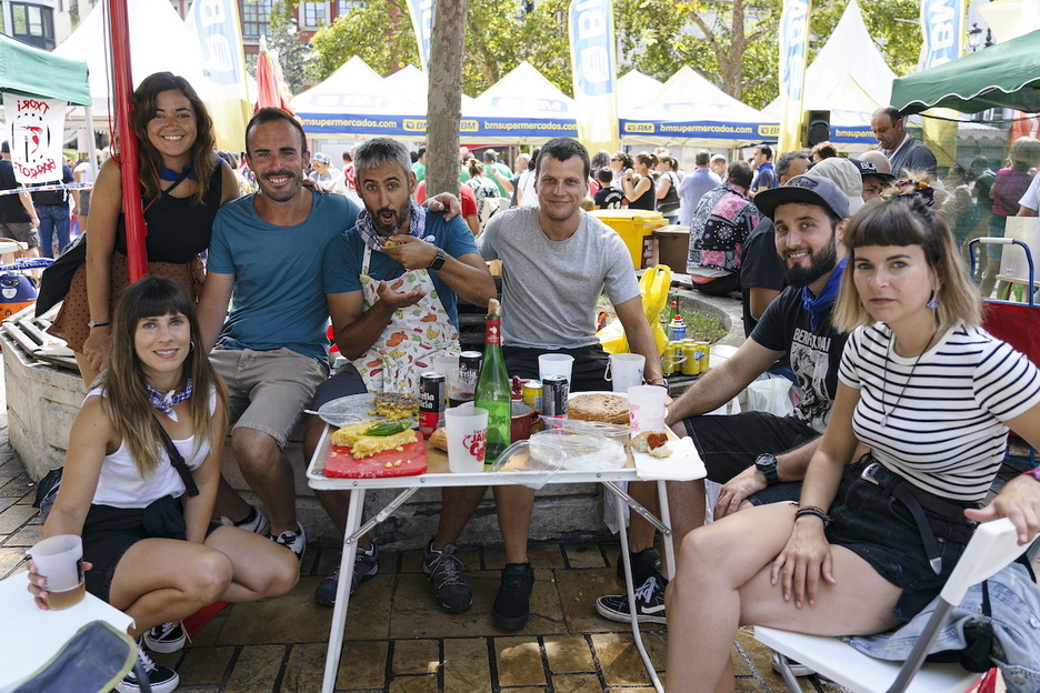 Una de las cuadrillas que participaron en el concurso.