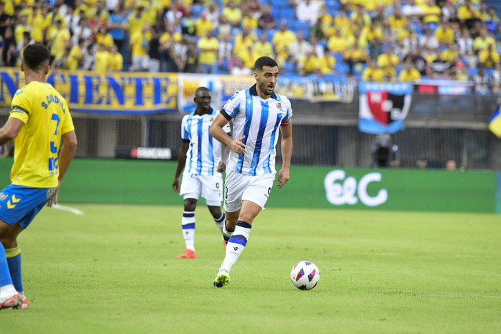 Mikel Merino ha vuelto al once de inicio en Las Palmas.