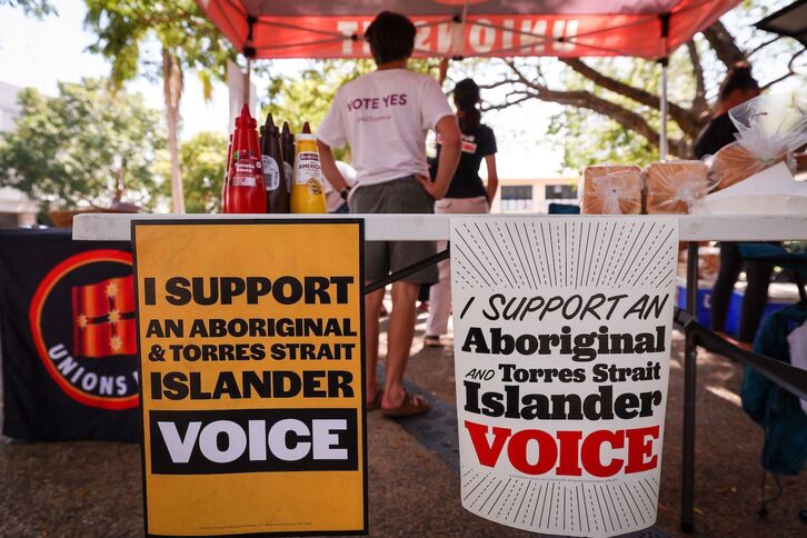 Partidarios del ‘sí’ en Darwin.