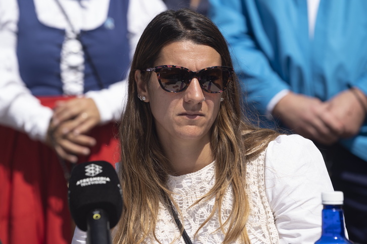 Olatz Martin, elkarretaratzean.