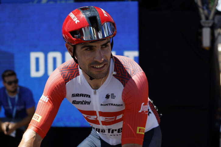 Jon Aberasturi ha corrido en el World Tour con el Trek las dos últimas temporadas.