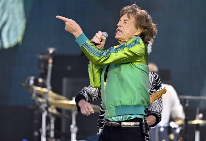 Concierto de los Rolling Stones en 2022 en Bruselas. 