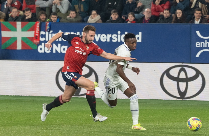 Moncayola ha tenido que parar a la espera de las pruebas médicas que confirmen su dolencia en el gemelo izquierdo.