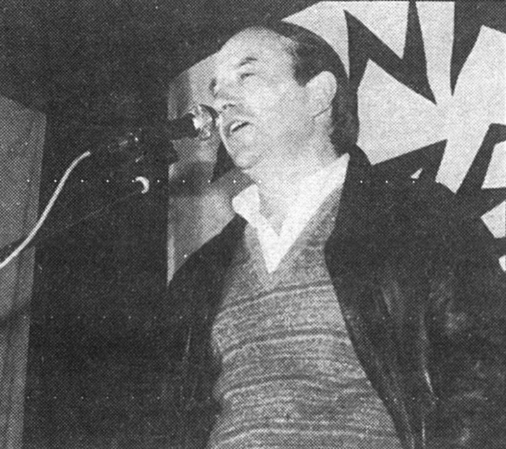 Txomin Ezponda, 1988ko Nafarroako Bertsolari Txapelketan.