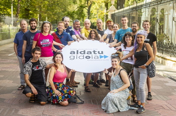 ‘Aldatu gidoia euskararen alde’ kanpainaren aurkezpena, Gasteizen.