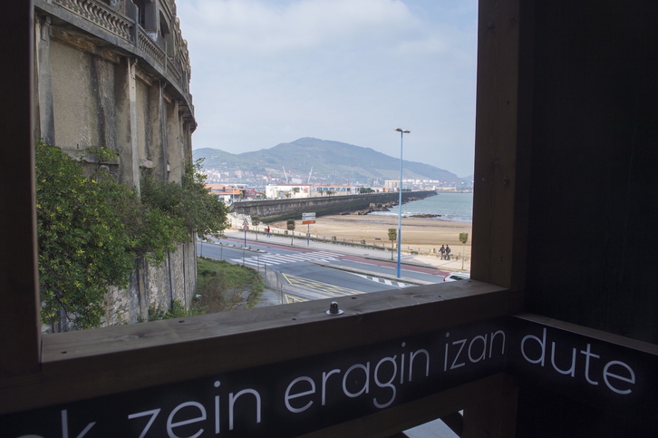 Abrako bistak Punta Begoñako galerietatik.