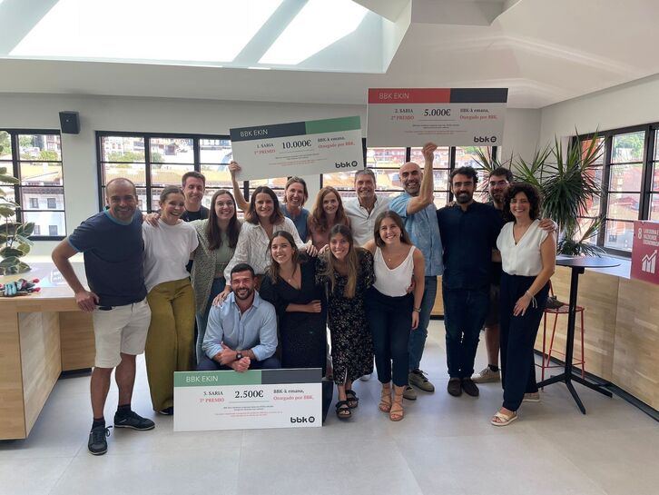 BBK-ko Ekin programako saridunak.