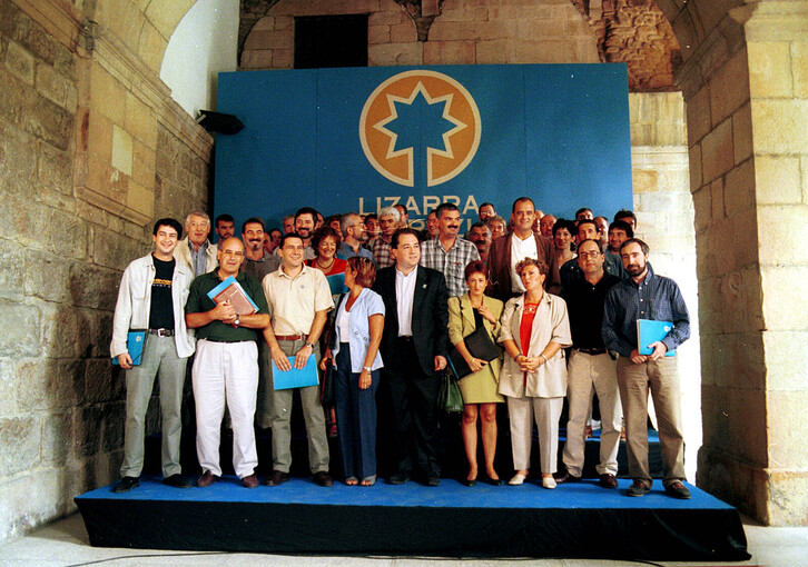 Acto en Durango para celebrar el aniversario del acuerdo.