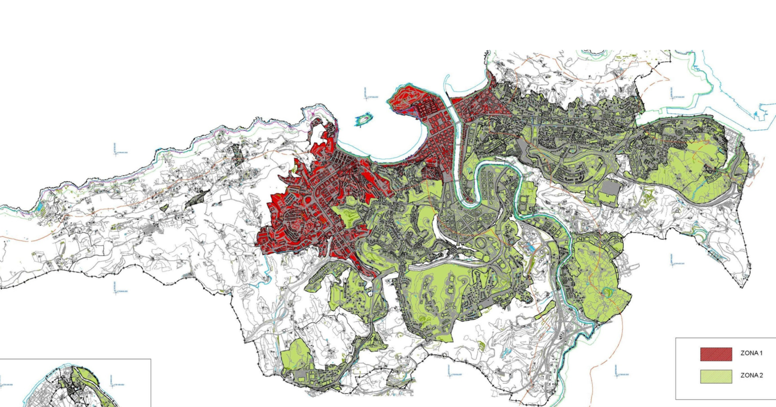 Las dos zonas sobre la que contempla actuar el plan del Ayuntamiento donostiarra para limitar las licencias turísticas. (AYUNTAMIENTO DE DONOSTIA) Las dos zonas sobre la que contempla actuar el plan del Ayuntamiento donostiarra para limitar las licencias turísticas. (AYUNTAMIENTO DE DONOSTIA)