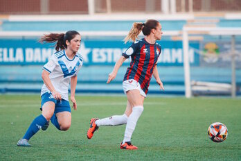 Una imagen del choque copero entre Europa y Eibar.