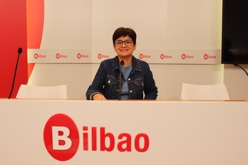 Maria del Rio EH Bildu udal taldeko bozeramailea.