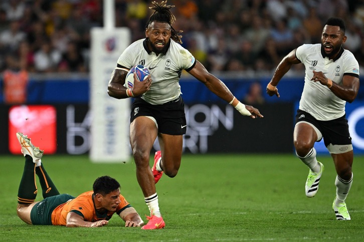 Fiyi se impuso a Australia en la segunda jornada del Mundial de rugby.