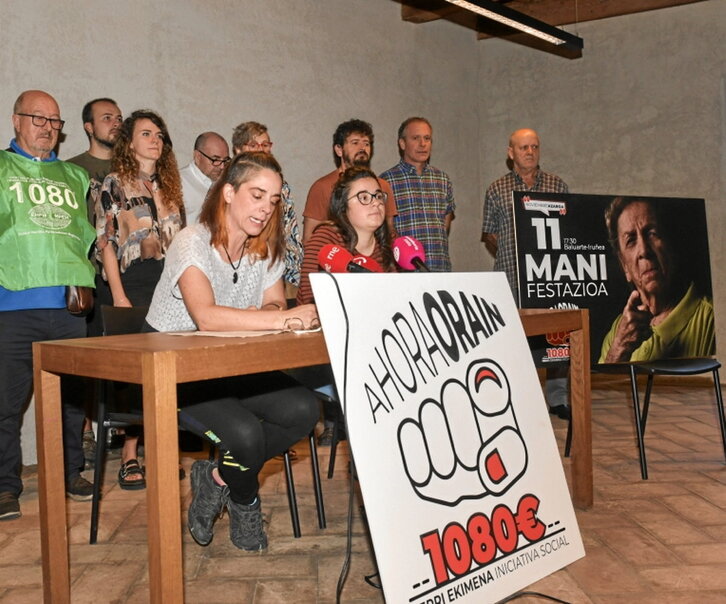 Presentación del manifiesto.