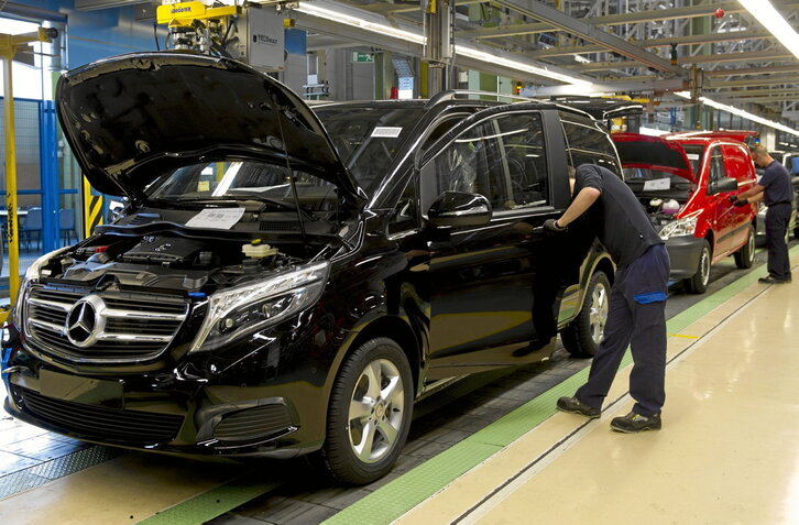 Imagen de archivo de la factoría que Mercedes-Benz tiene en Gasteiz.
