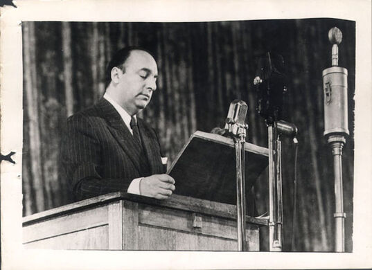 Pablo Neruda, en la URSS.
