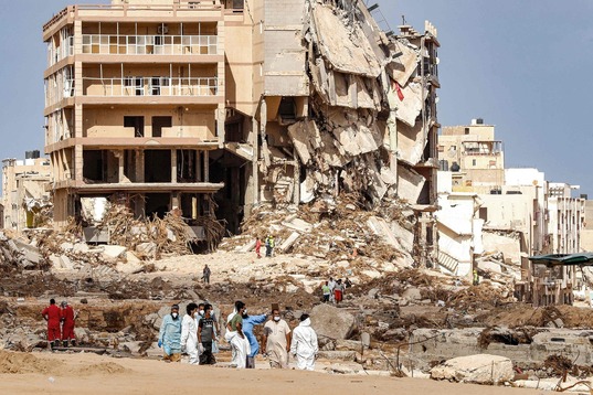 La ciudad libia de Derna ha quedado devastada. 