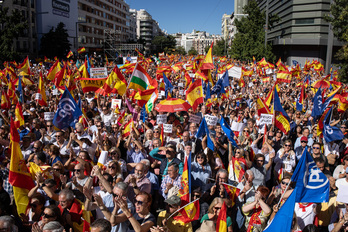 El PP ha reunido a miles de simpatizantes este domingo en Madrid.