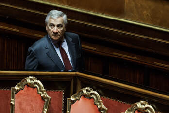 El vicepresidente ultraderechista italiano, Tajani, tratará de gestionar la crisis.