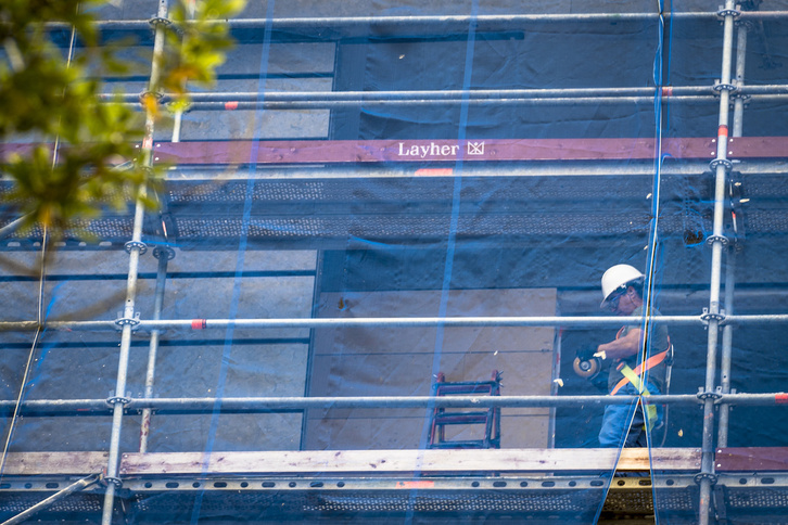 Eraikuntzaren jarduerak oso igoera handia izan du 2023an.