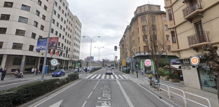 Lugar en el que se ha producido el atropello.