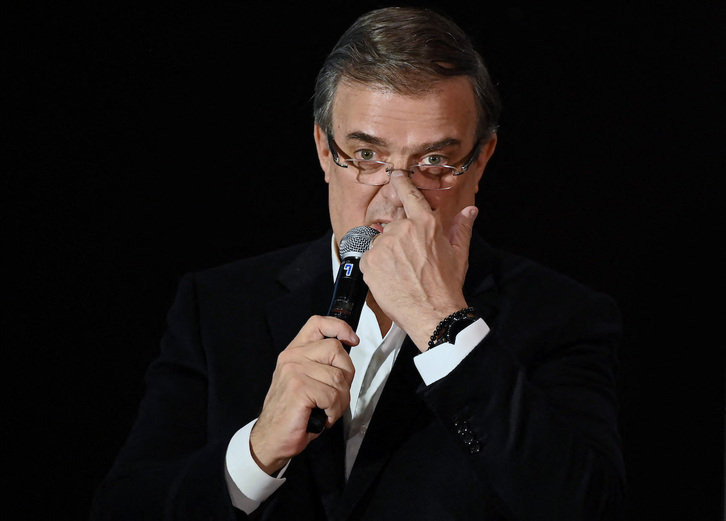 El exministro de Exteriores mexicano Marcelo Ebrard.