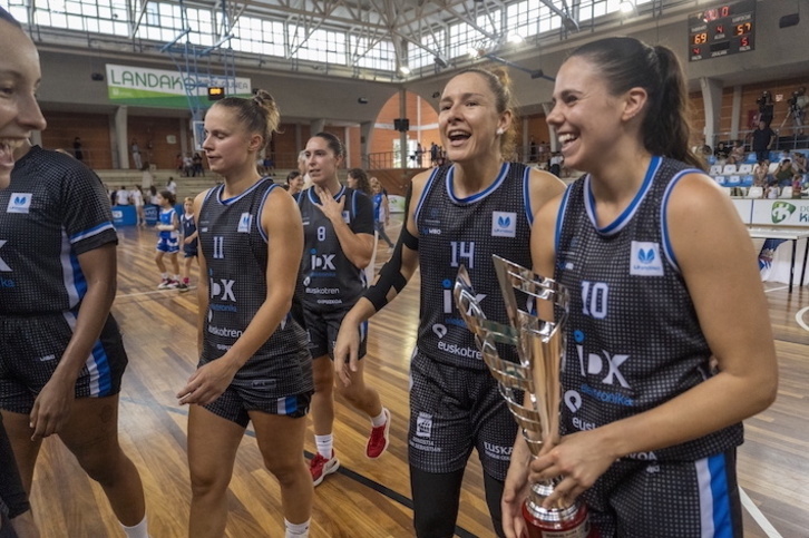 Foto de archivo de un IDK Euskotren ha aprovechado el «entrenamiento con público» y ha logrado ganar a Kutxabank Araski.