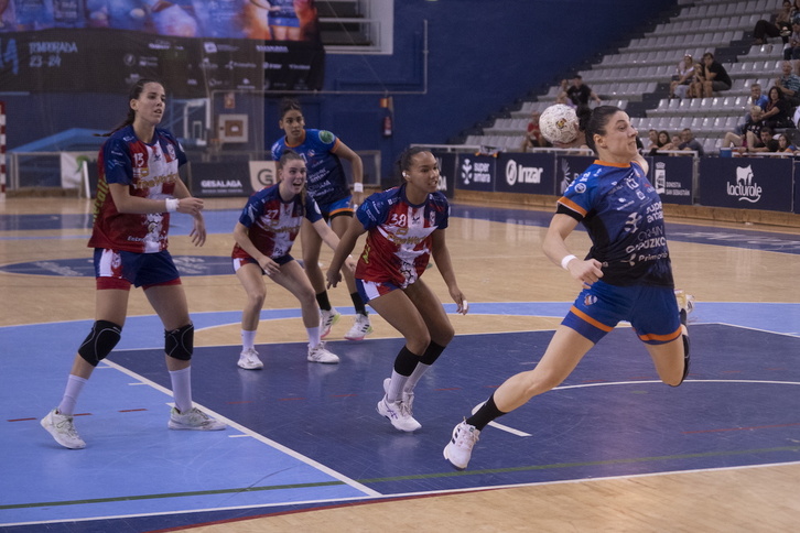 Maitane Etxeberria, Guardesen aurkako norgehiagokan.