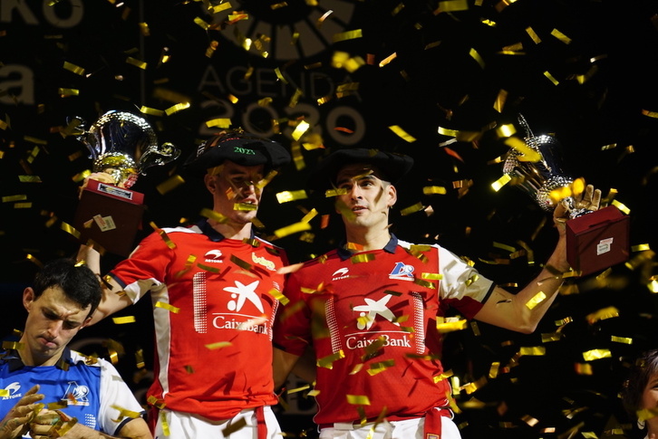 Irabazleak, Nafarroa Arenako sari banaketa ekitaldian.