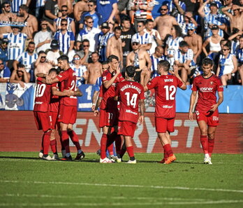 Budimir sentenció el partido con el segundo tanto en el tramo final.