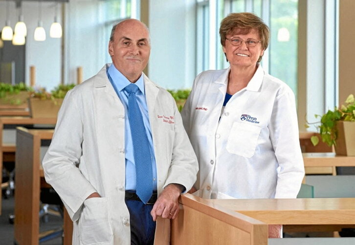 Drew Weissman y Katalin Kariko.