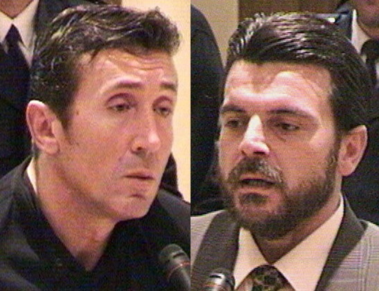 Dorado Villalobos y Bayo Leal, en el juicio. (Pool Efe)