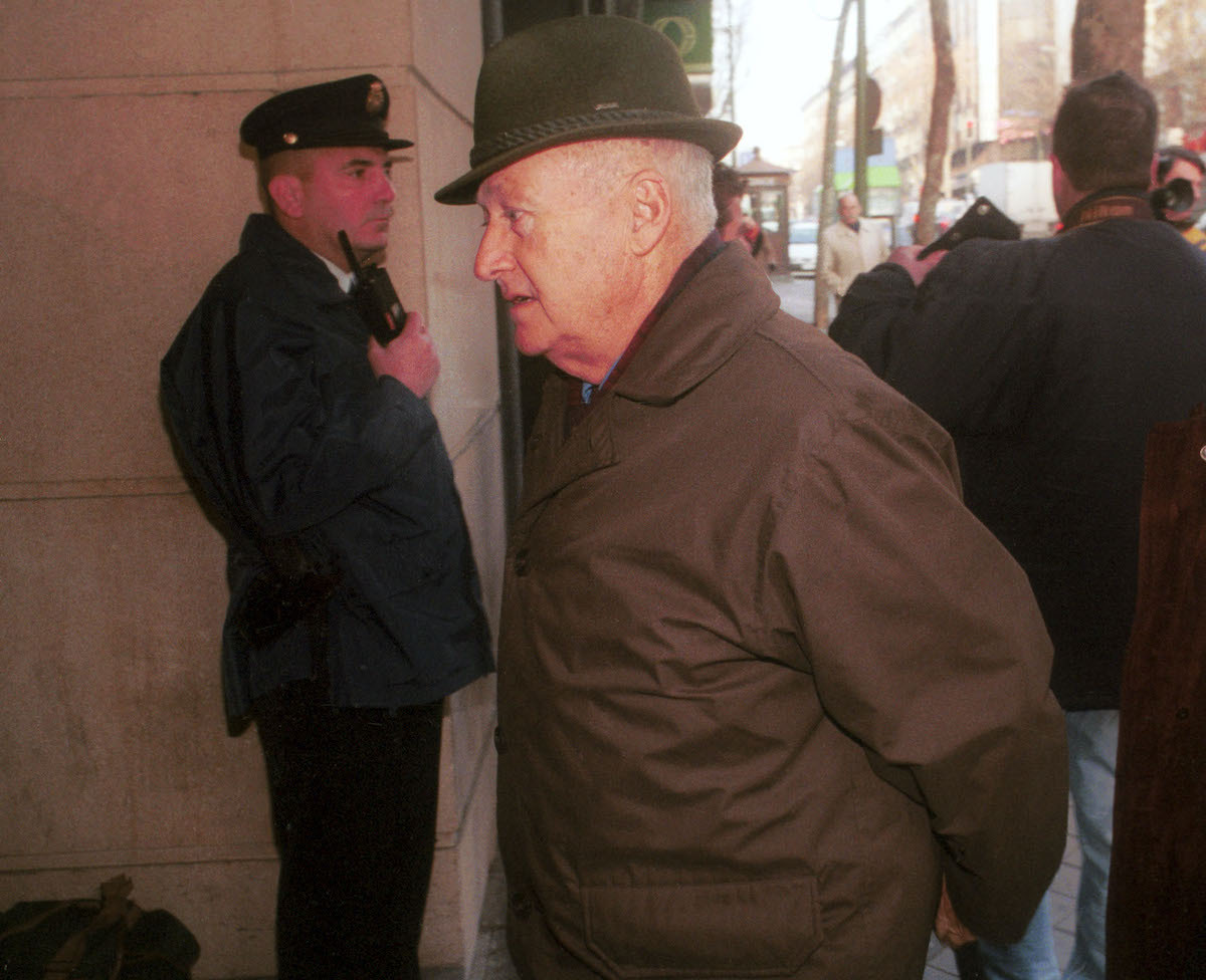 Casinello, entrando en la Audiencia Nacional durante el juicio. (Jagoba Manterola)