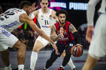 Markus Howard, ante el Real Madrid en la pasada Euroliga.