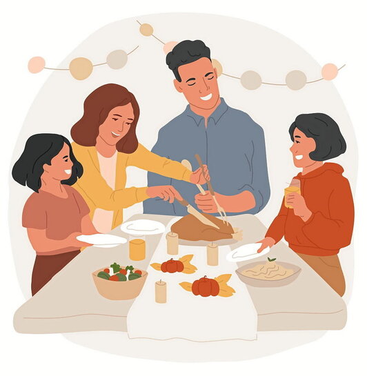 Afari-bilera batean hobeto igartzen dira pertsonen xehetasunak.