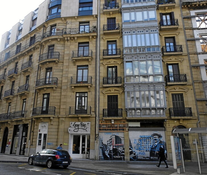 Edificio de viviendas en Donostia.