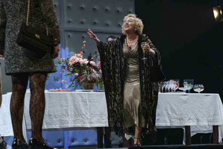 Loli Astoreka, ‘Festen’ antzezlanean. Arriagan estreinatu duen azken ekoizpena izan da.