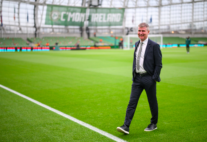 Stephen Kenny ha dirigido a la selecci&oacute;n de la rep&uacute;blica irlandesa en los &uacute;ltimos tres a&ntilde;os. (@IrelandFootball)