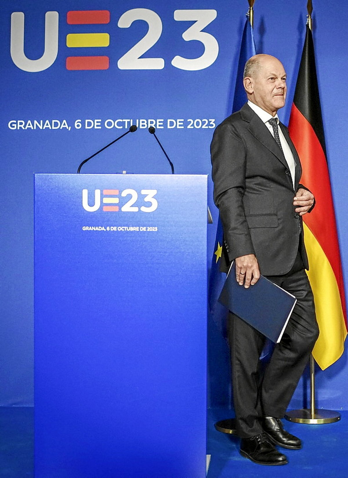 Olaf Scholz kantziler alemaniarra. Alessandro SERRANO | AFP