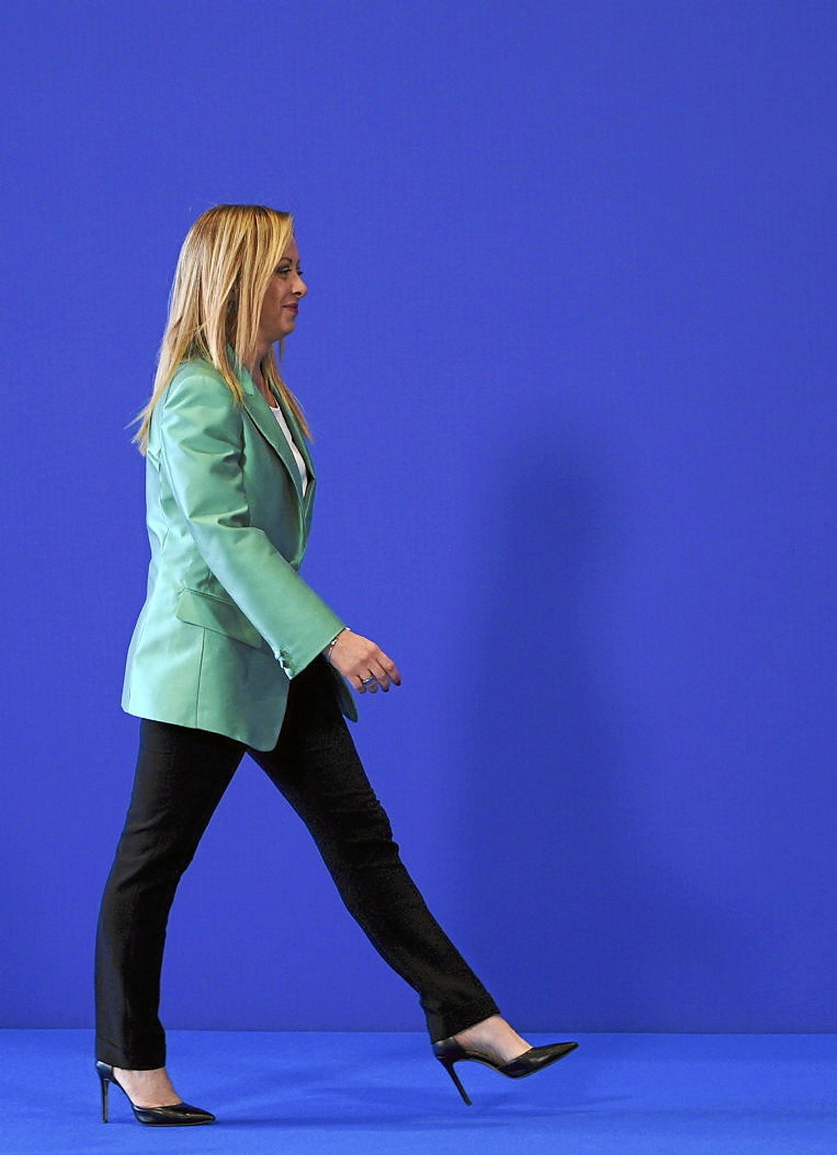 Giorgia Meloni lehen ministro italiarra. Alessandro SERRANO | AFP