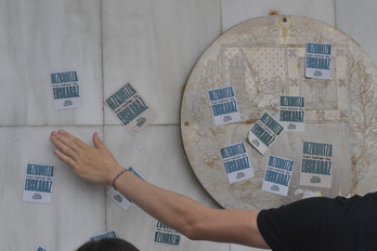 Hezkuntza euskaraz izan dadin eskatzeko, mobilizazioa egin zuten iragan martxoan Gazte Euskaltzaleen Sareak, unibertsitateetako euskara taldeek eta Ikamak.