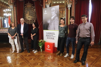 Entrega de premios este lunes en Bilbo.