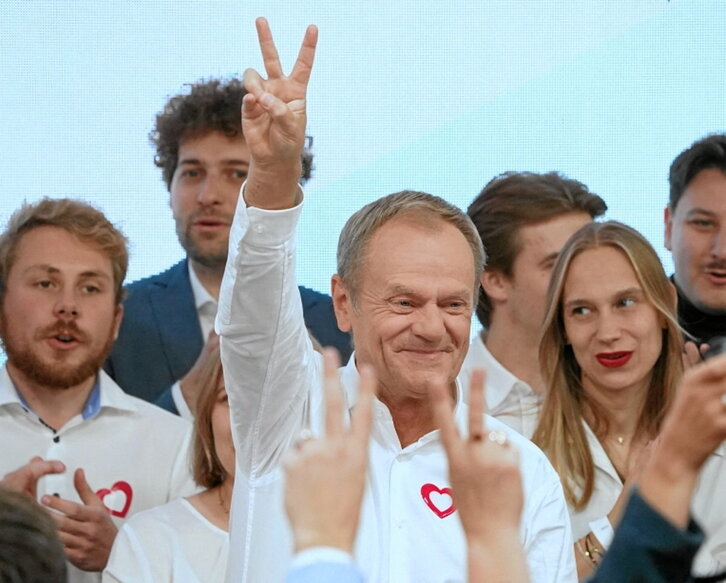 El líder de Coalición Cívica, Donald Tusk.