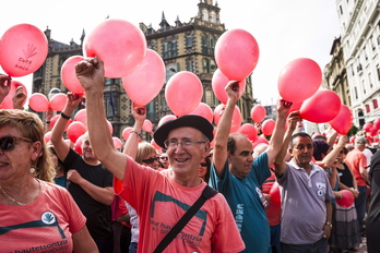 Tasio Erkizia, 2017an, Gure Eskuren ekimen batean. 