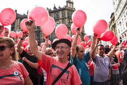 Tasio Erkizia, 2017an, Gure Eskuren ekimen batean. 