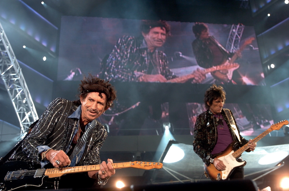 Keith Richards y Ron Wood, en 2007 en Donostia.. (Imanol OTEGI | FOKU)