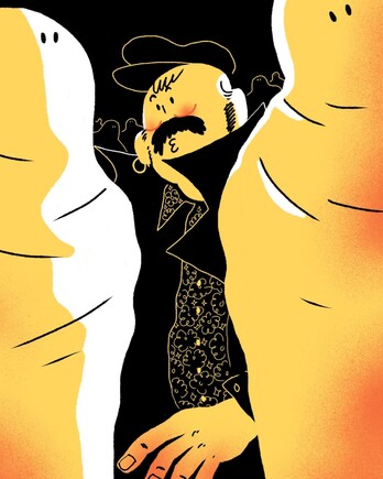 Fran Mengualen autoerretratoa.