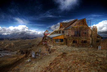 Estación de esquí de Chacaltaya, la más alta del mundo.