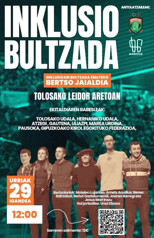 Inklusio bultzada aurkezteko ateratako afixa.